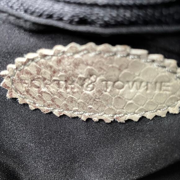 Forth & Towne Purse Shoulder Bag  Leather Reptile Animal Snake Y2K Glam Embossed - Picture 12 of 14